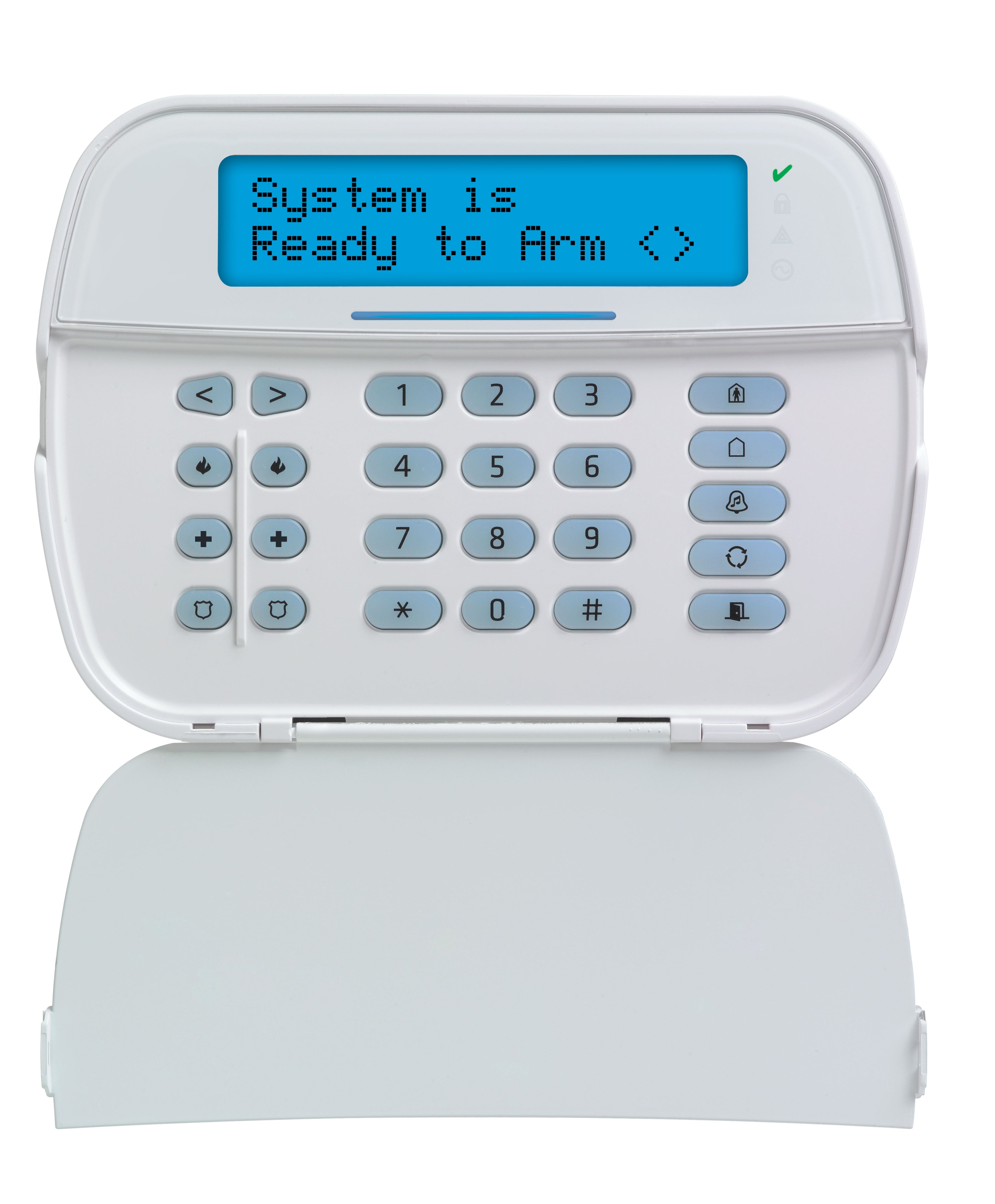 Full Message LCD Hardwired Keypad With Built-in PowerG Transceiver - DSC HS2LCDRF9